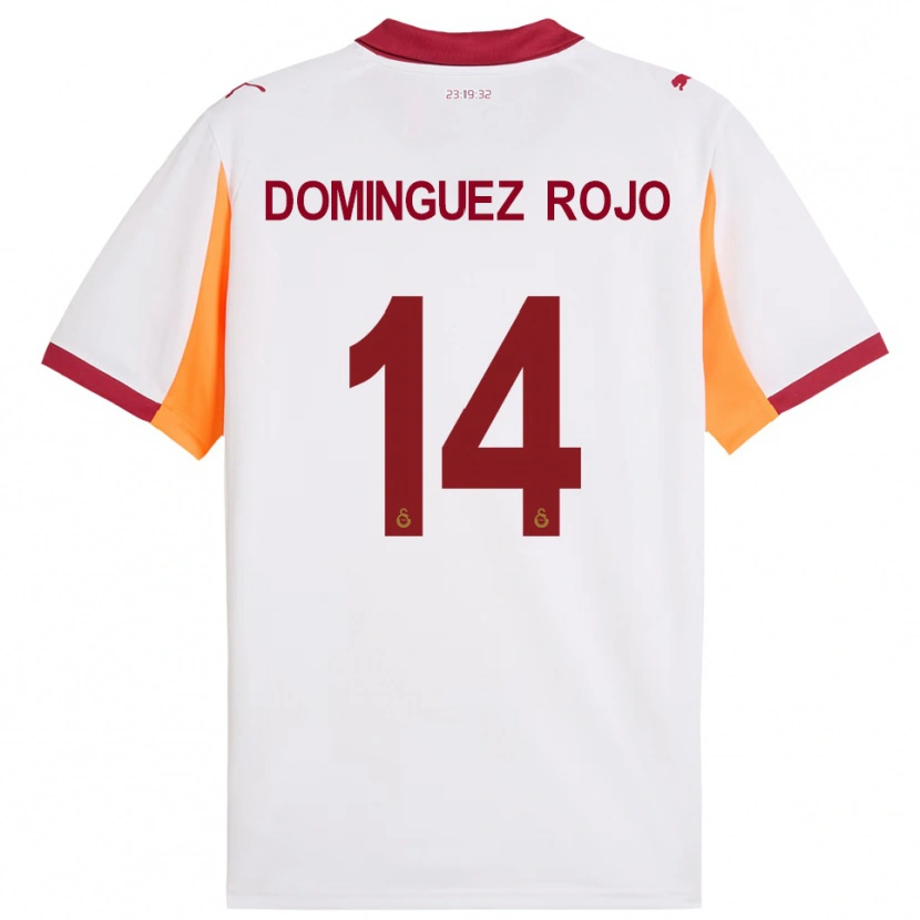 Danxen Damen Laura Dominguez Rojo #14 Weiß Rot Auswärtstrikot Trikot 2025/26 T-Shirt Österreich