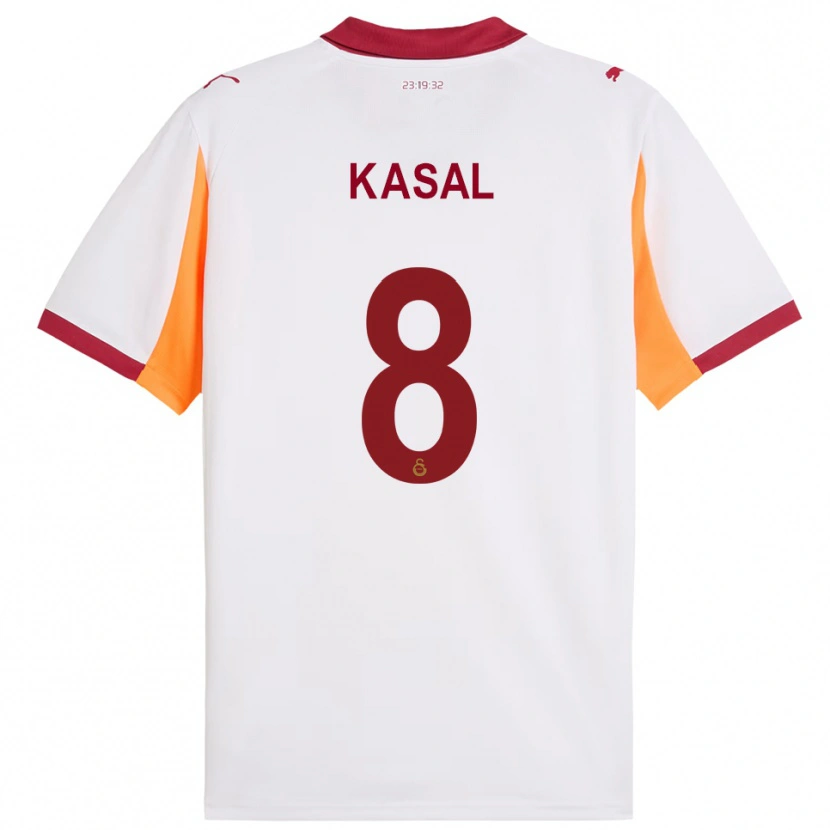 Danxen Damen Yasin Kasal #8 Weiß Rot Auswärtstrikot Trikot 2025/26 T-Shirt Österreich