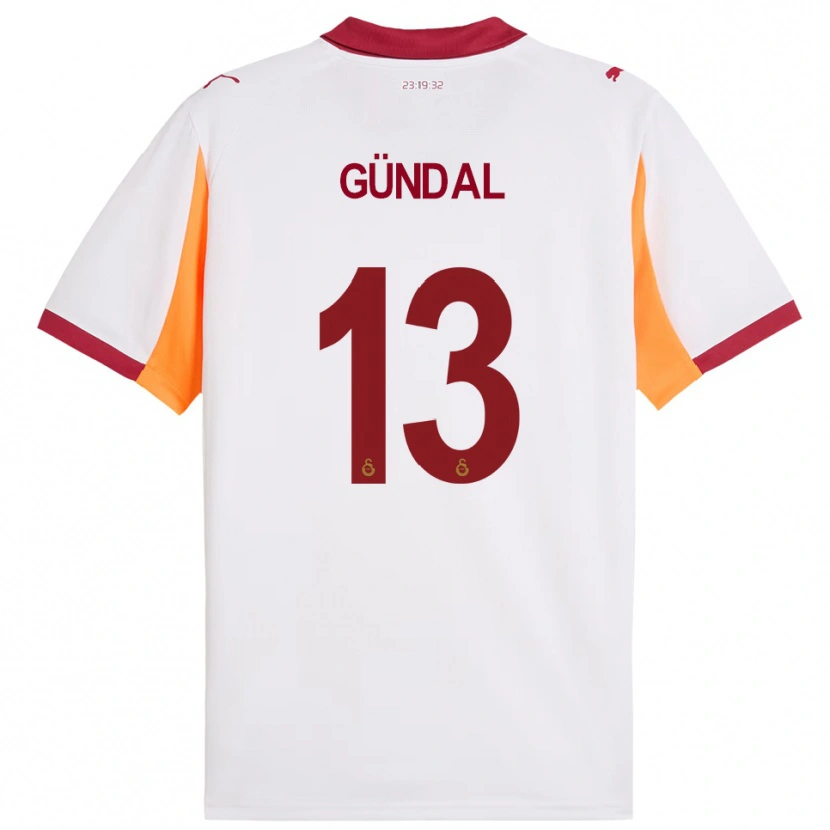 Danxen Damen Efe Gündal #13 Weiß Rot Auswärtstrikot Trikot 2025/26 T-Shirt Österreich