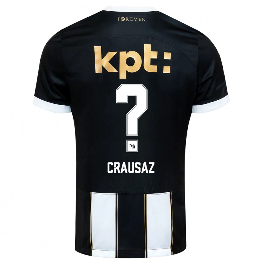 Danxen Damen Tim Crausaz #0 Schwarz Weiß Auswärtstrikot Trikot 2025/26 T-Shirt Österreich