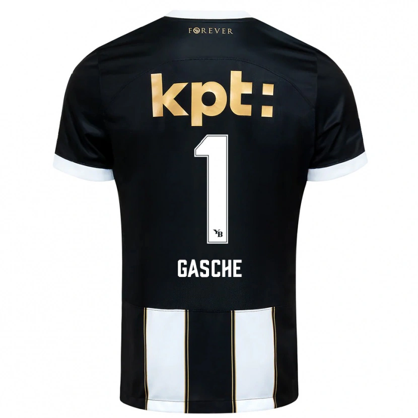 Danxen Damen Bastian Gasche #1 Schwarz Weiß Auswärtstrikot Trikot 2025/26 T-Shirt Österreich