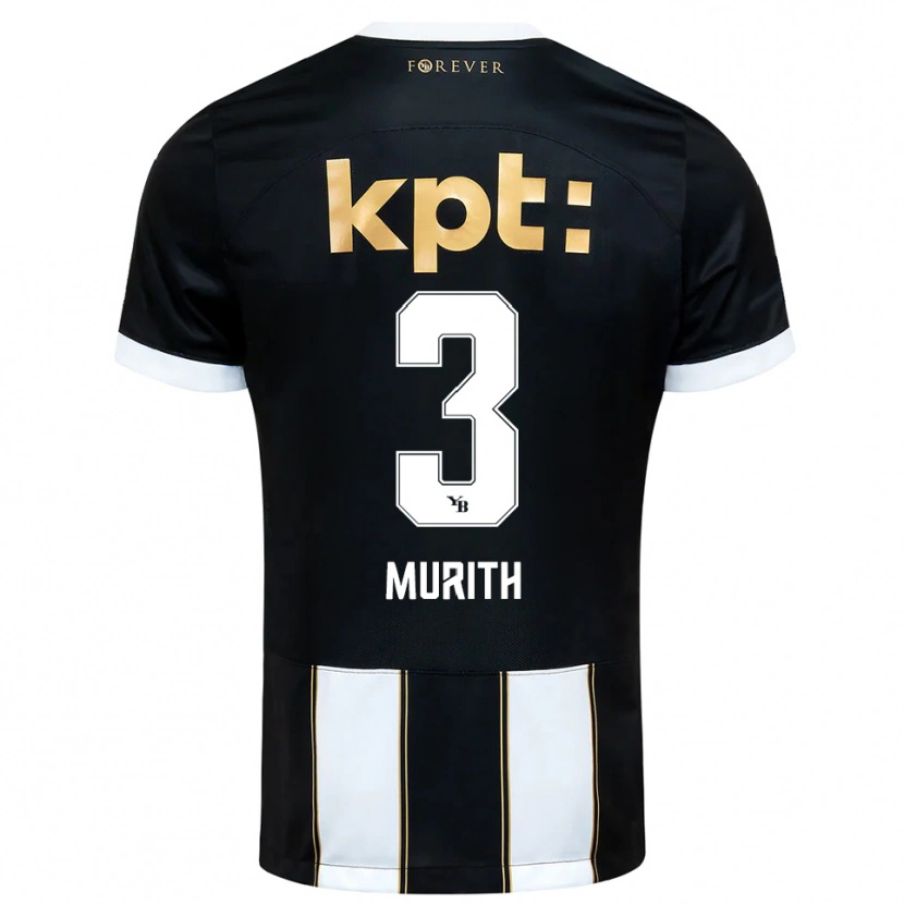 Danxen Damen Tom Murith #3 Schwarz Weiß Auswärtstrikot Trikot 2025/26 T-Shirt Österreich