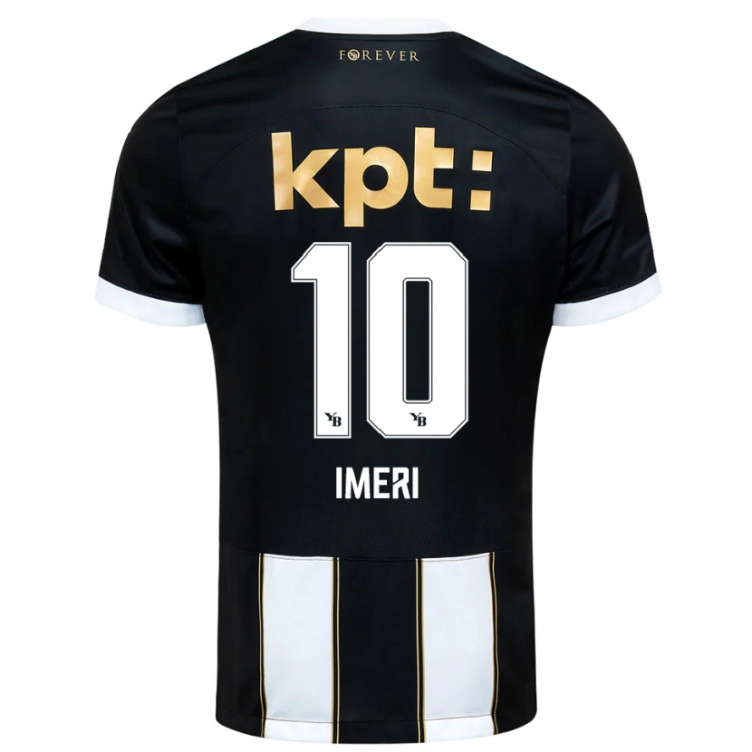 Danxen Damen Kastriot Imeri #10 Schwarz Weiß Auswärtstrikot Trikot 2025/26 T-Shirt Österreich