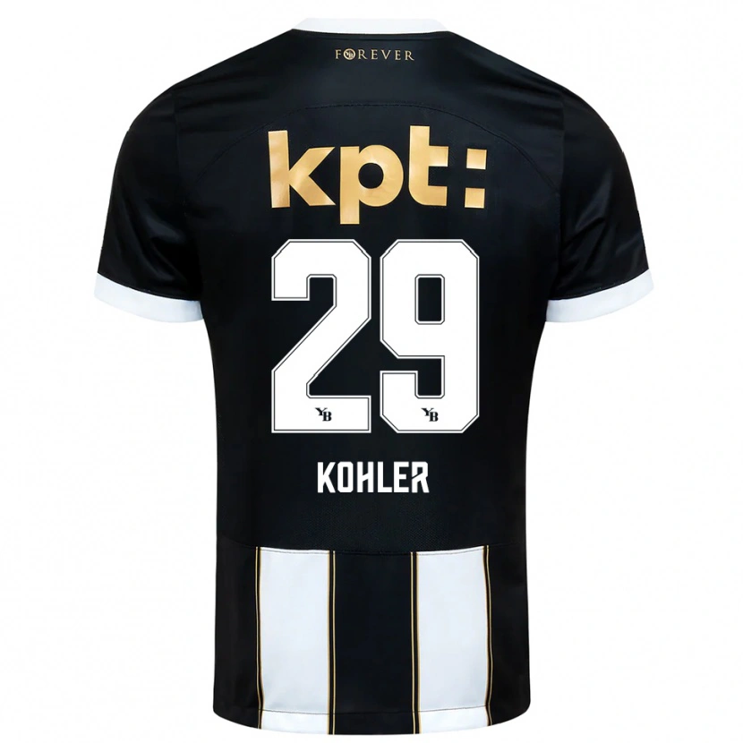 Danxen Damen Jana Kohler #29 Schwarz Weiß Auswärtstrikot Trikot 2025/26 T-Shirt Österreich
