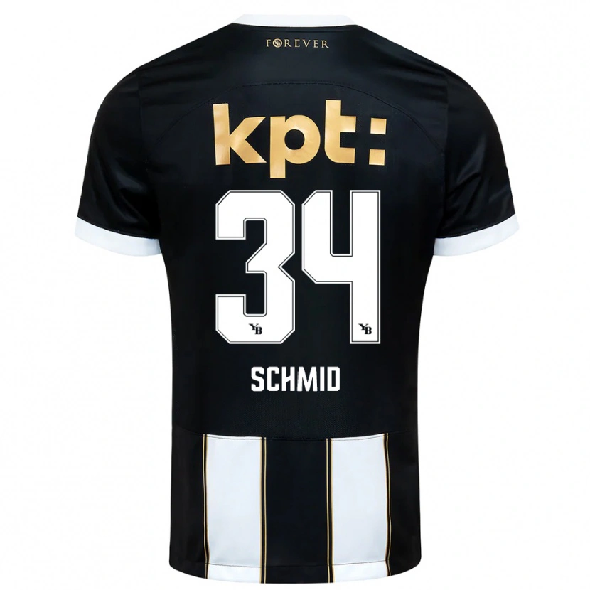 Danxen Damen Céline Schmid #34 Schwarz Weiß Auswärtstrikot Trikot 2025/26 T-Shirt Österreich
