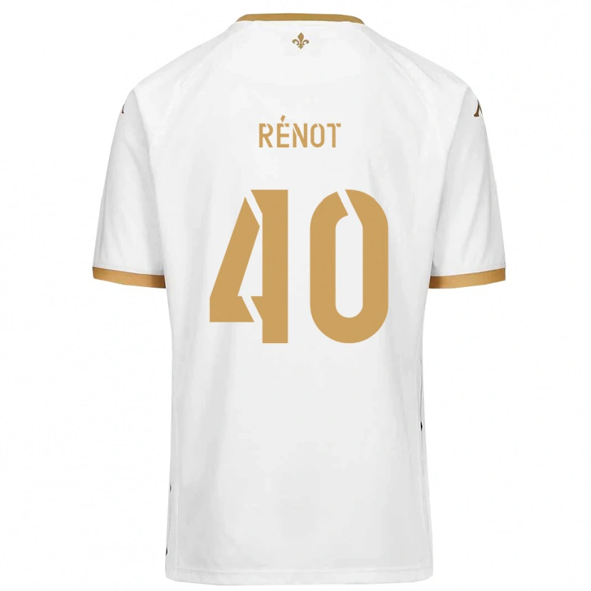 Danxen Damen Sébastien Rénot #40 Weiß Gold Auswärtstrikot Trikot 2025/26 T-Shirt Österreich