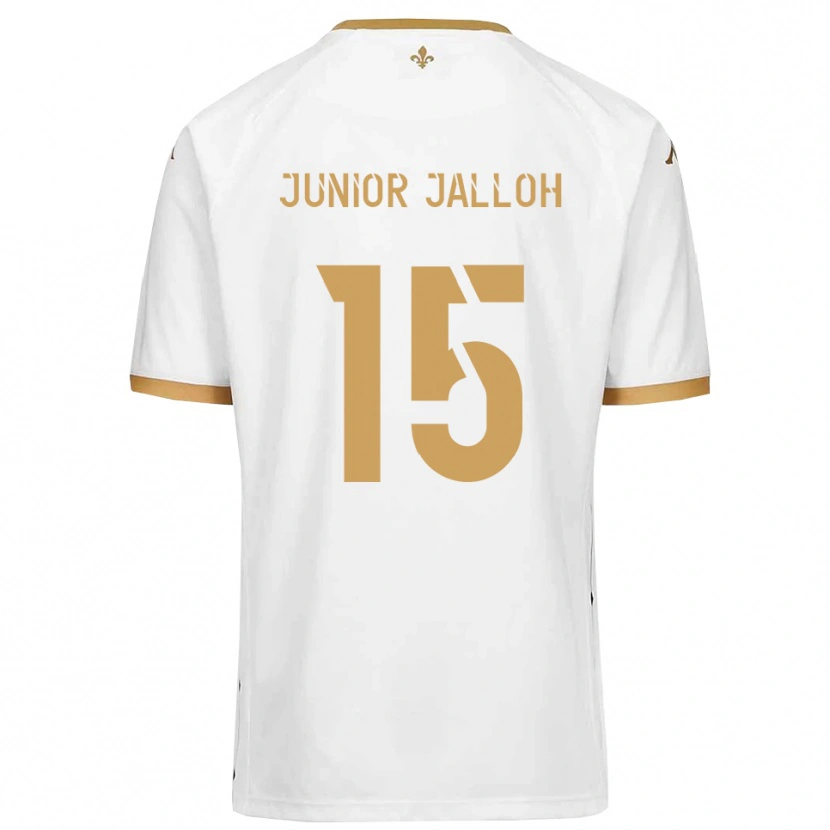 Danxen Damen Abubakar Junior Jalloh #15 Weiß Gold Auswärtstrikot Trikot 2025/26 T-Shirt Österreich