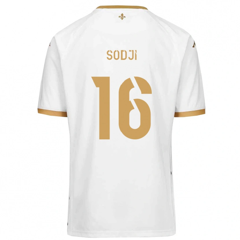 Danxen Damen Alexandre Sodji #16 Weiß Gold Auswärtstrikot Trikot 2025/26 T-Shirt Österreich