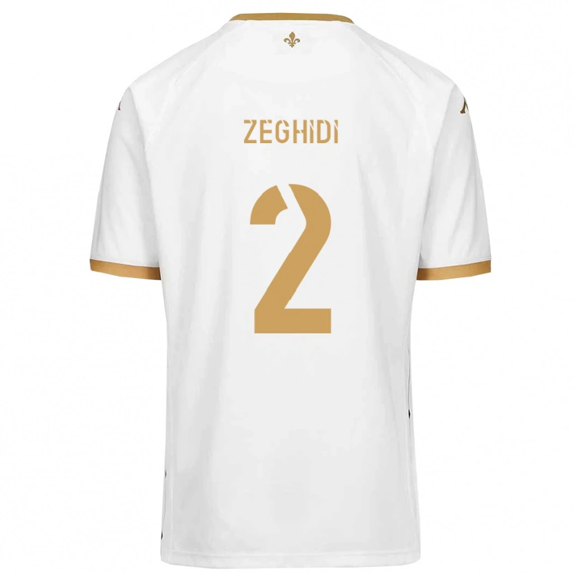 Danxen Damen Yanis Zeghidi #2 Weiß Gold Auswärtstrikot Trikot 2025/26 T-Shirt Österreich