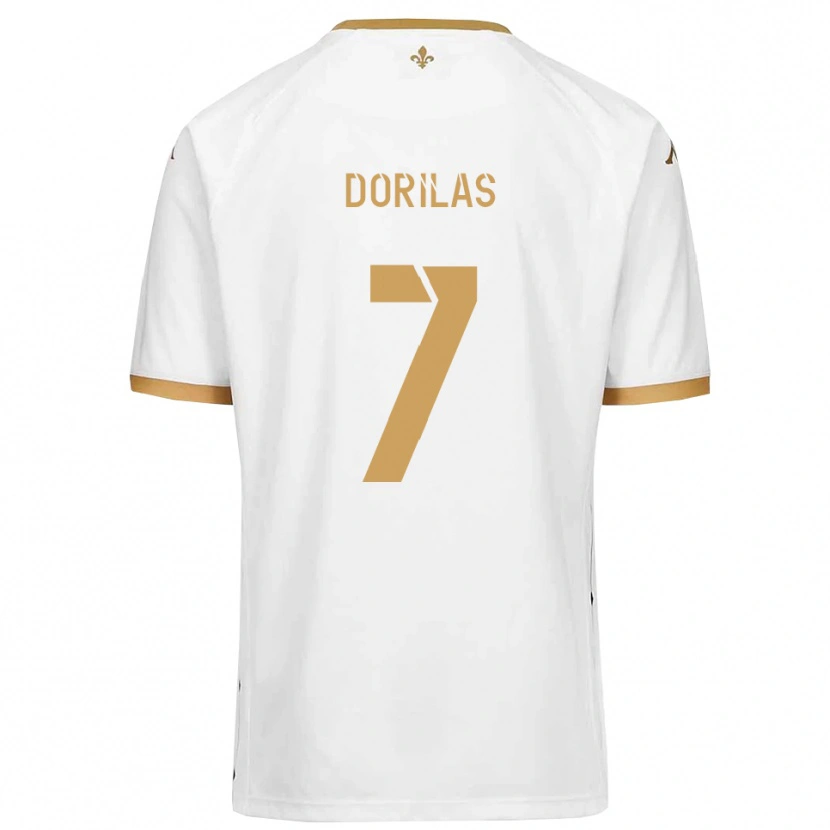 Danxen Damen Johan Dorilas #7 Weiß Gold Auswärtstrikot Trikot 2025/26 T-Shirt Österreich