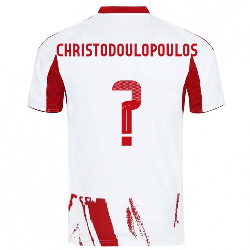 Danxen Damen Giannis Christodoulopoulos #0 Weiß Rot Auswärtstrikot Trikot 2025/26 T-Shirt Österreich