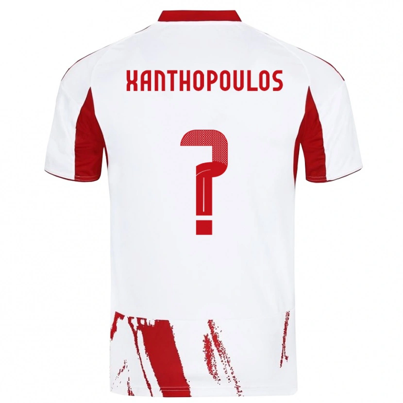 Danxen Damen Giannis Xanthopoulos #0 Weiß Rot Auswärtstrikot Trikot 2025/26 T-Shirt Österreich