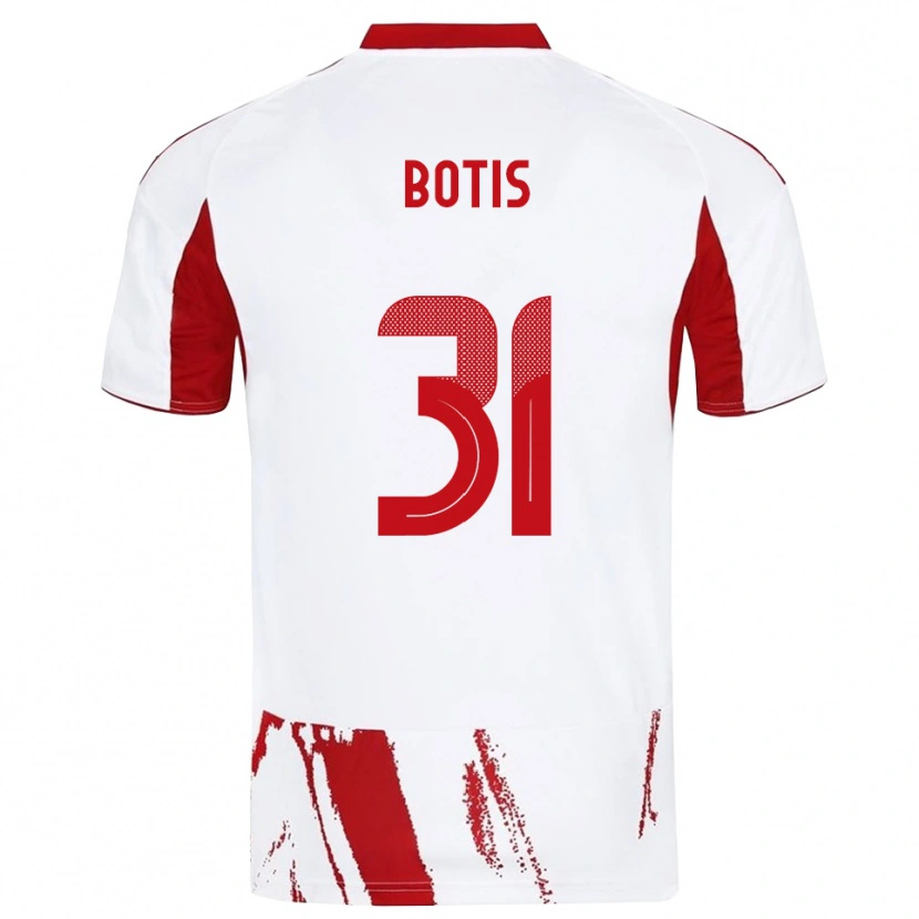 Danxen Damen Nikolaos Botis #31 Weiß Rot Auswärtstrikot Trikot 2025/26 T-Shirt Österreich