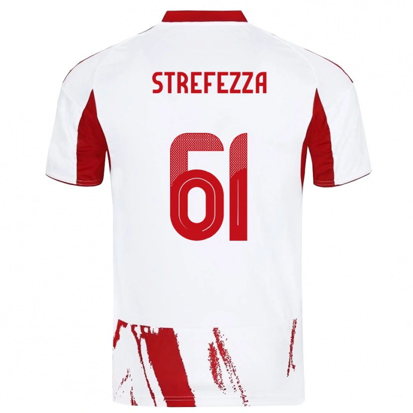 Danxen Damen Gabriel Strefezza #61 Weiß Rot Auswärtstrikot Trikot 2025/26 T-Shirt Österreich