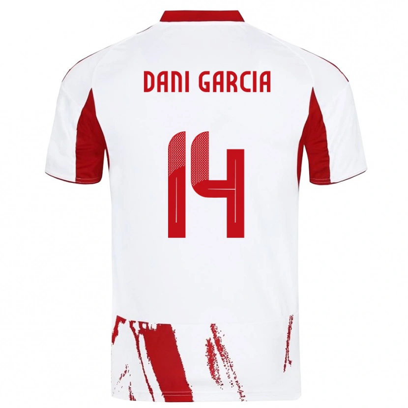 Danxen Damen Dani García #14 Weiß Rot Auswärtstrikot Trikot 2025/26 T-Shirt Österreich