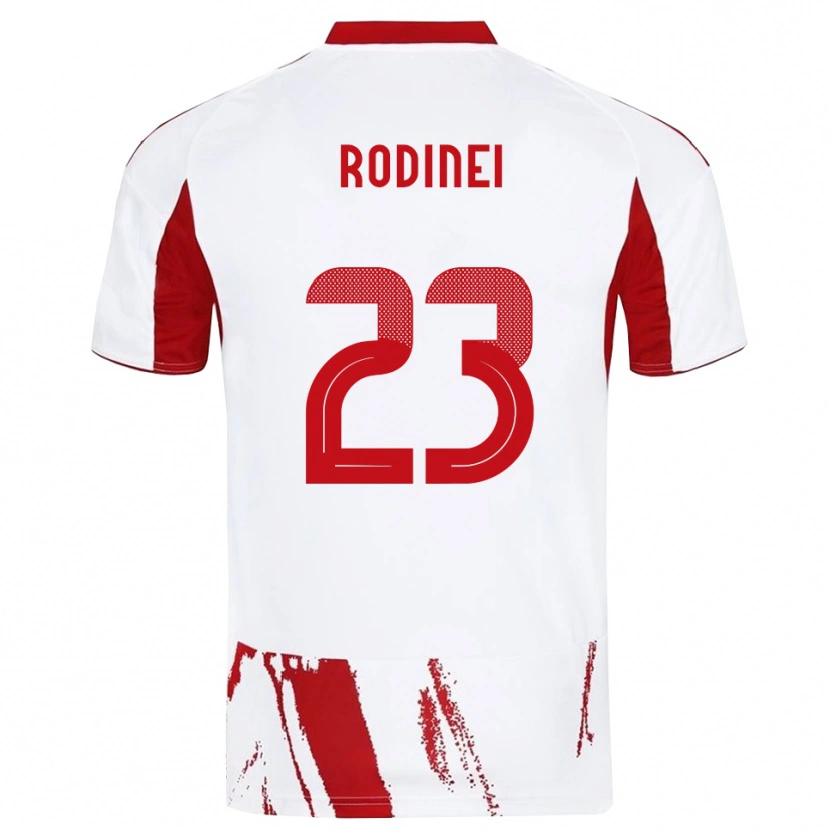 Danxen Damen Rodinei #23 Weiß Rot Auswärtstrikot Trikot 2025/26 T-Shirt Österreich