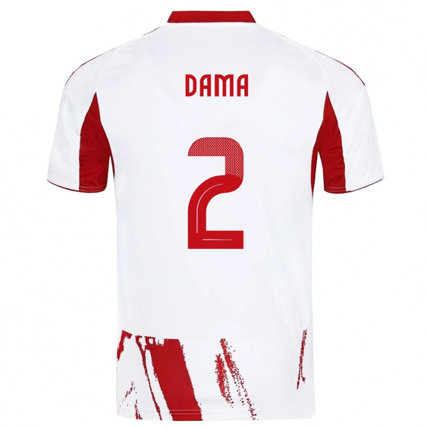 Danxen Damen Antonis Dama #2 Weiß Rot Auswärtstrikot Trikot 2025/26 T-Shirt Österreich