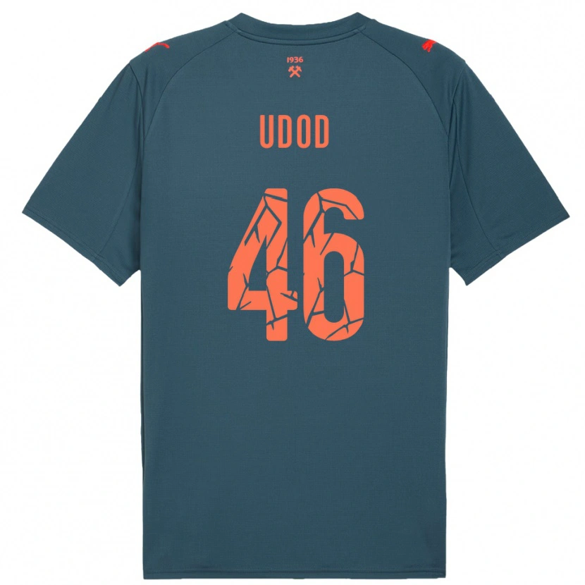 Danxen Damen Danylo Udod #46 Marineblau Rot Auswärtstrikot Trikot 2025/26 T-Shirt Österreich