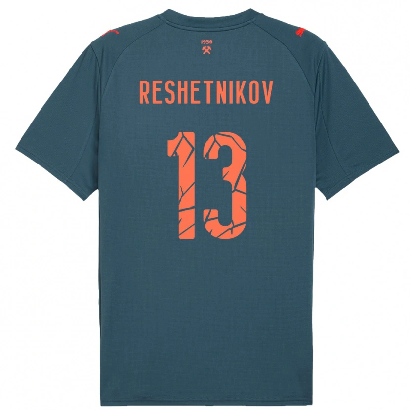 Danxen Damen Mikhail Reshetnikov #13 Marineblau Rot Auswärtstrikot Trikot 2025/26 T-Shirt Österreich