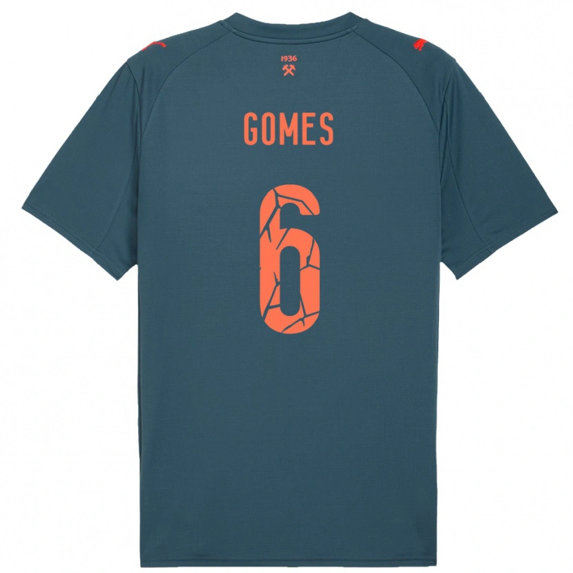 Danxen Damen Marlon Gomes #6 Marineblau Rot Auswärtstrikot Trikot 2025/26 T-Shirt Österreich