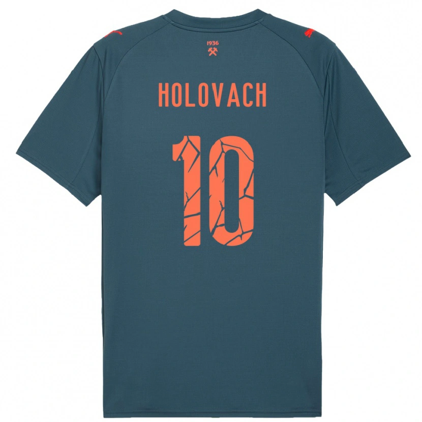 Danxen Damen Viktoriia Holovach #10 Marineblau Rot Auswärtstrikot Trikot 2025/26 T-Shirt Österreich