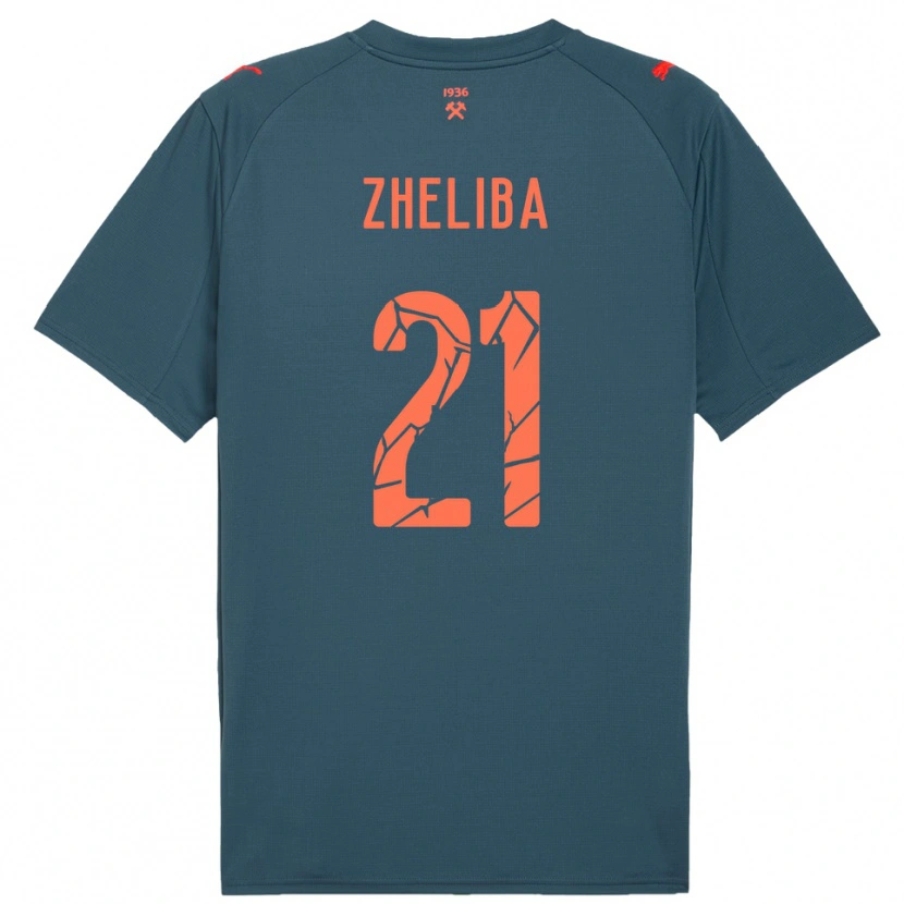 Danxen Damen Yan Zheliba #21 Marineblau Rot Auswärtstrikot Trikot 2025/26 T-Shirt Österreich