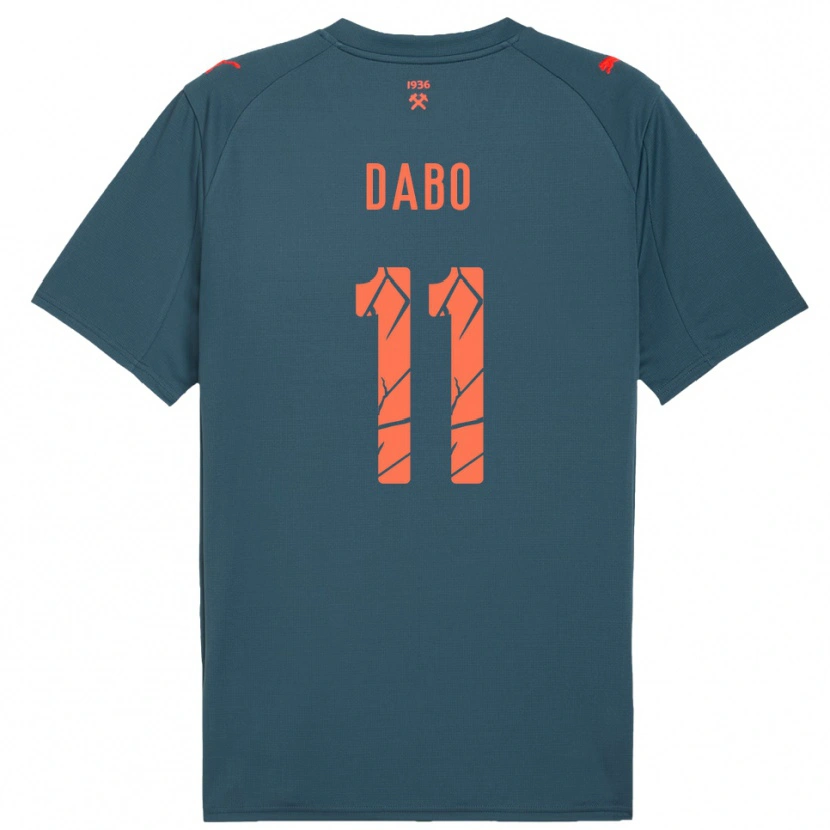 Danxen Damen Ibrahima Dabo #11 Marineblau Rot Auswärtstrikot Trikot 2025/26 T-Shirt Österreich