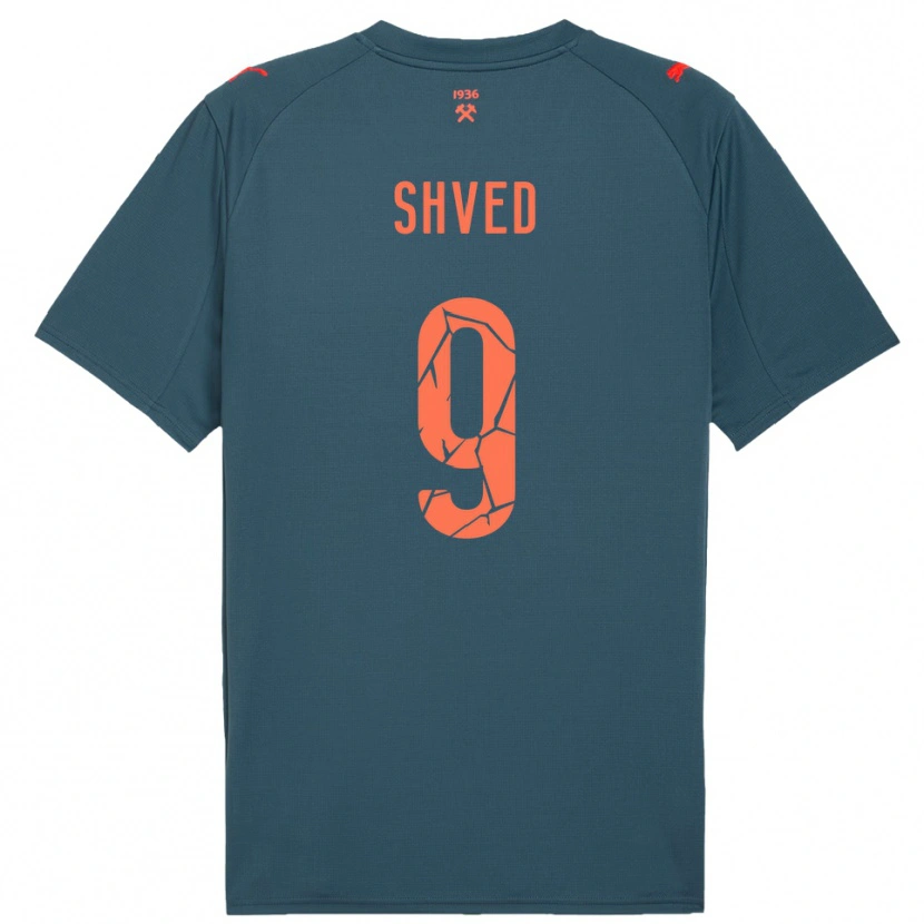 Danxen Damen Maryan Shved #9 Marineblau Rot Auswärtstrikot Trikot 2025/26 T-Shirt Österreich