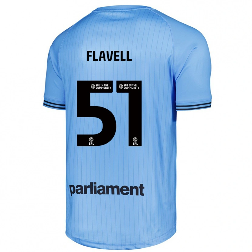 Danxen Kinder Kieren Flavell #51 Trikot Hell Himmelblau Torwarttrikot 2025/26 Österreich