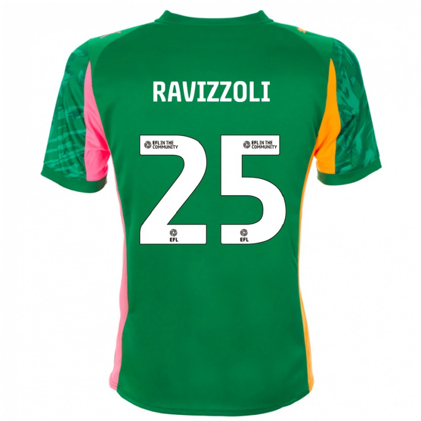 Danxen Kinder Franco Ravizzoli #25 Trikot Grün Orange Torwarttrikot 2025/26 Österreich