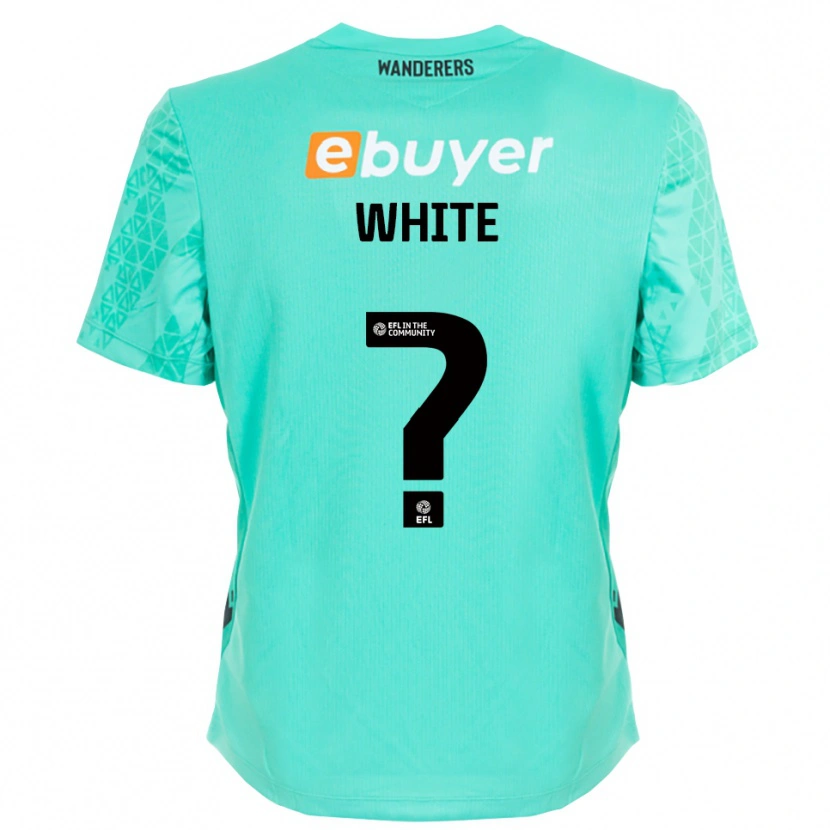 Danxen Kinder Annabelle White #0 Trikot Aqua Schwarz Torwarttrikot 2025/26 Österreich