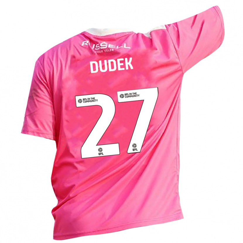Danxen Kinder Kamil Dudek #27 Trikot Rosenrosa Torwarttrikot 2025/26 Österreich