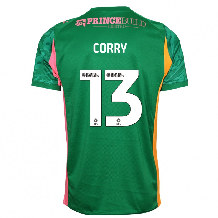 Danxen Kinder Neive Corry #13 Trikot Grün Rosa Torwarttrikot 2025/26 Österreich