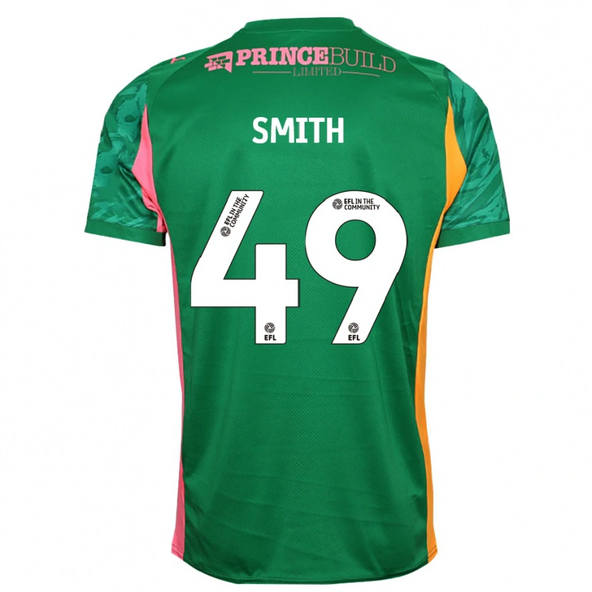 Danxen Kinder Bastian Smith #49 Trikot Grün Rosa Torwarttrikot 2025/26 Österreich