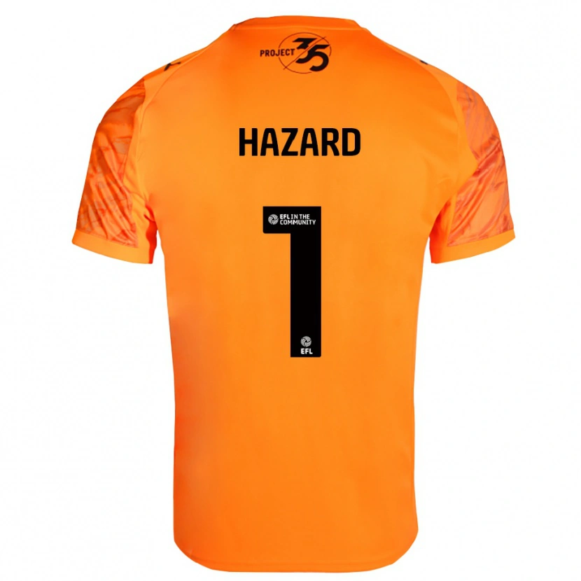 Danxen Kinder Conor Hazard #1 Trikot Orange Schwarz Torwarttrikot 2025/26 Österreich