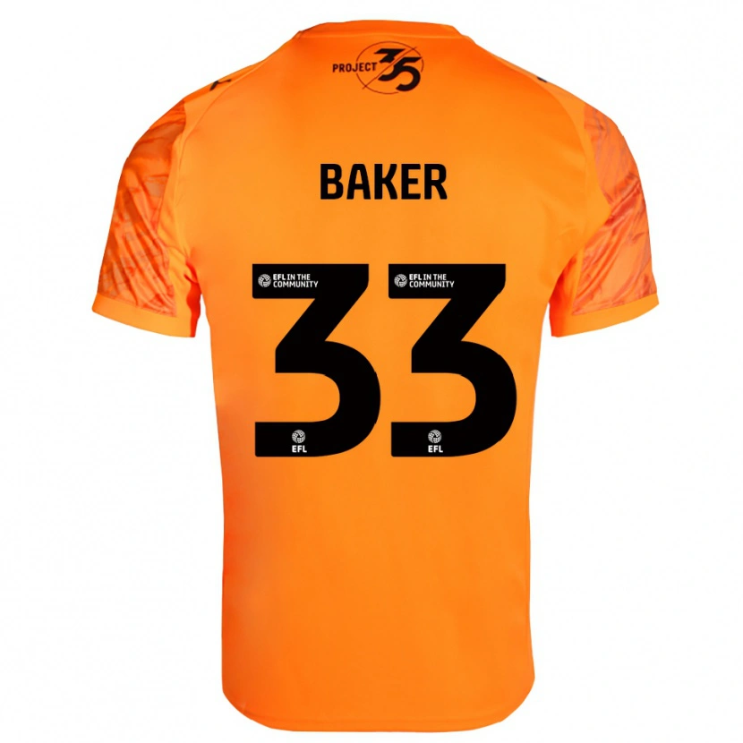 Danxen Kinder Zak Baker #33 Trikot Orange Schwarz Torwarttrikot 2025/26 Österreich