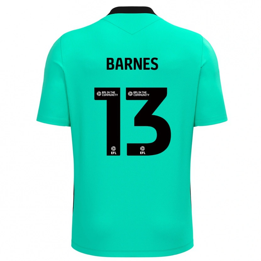 Danxen Kinder Callum Barnes #13 Trikot Türkis Torwarttrikot 2025/26 Österreich