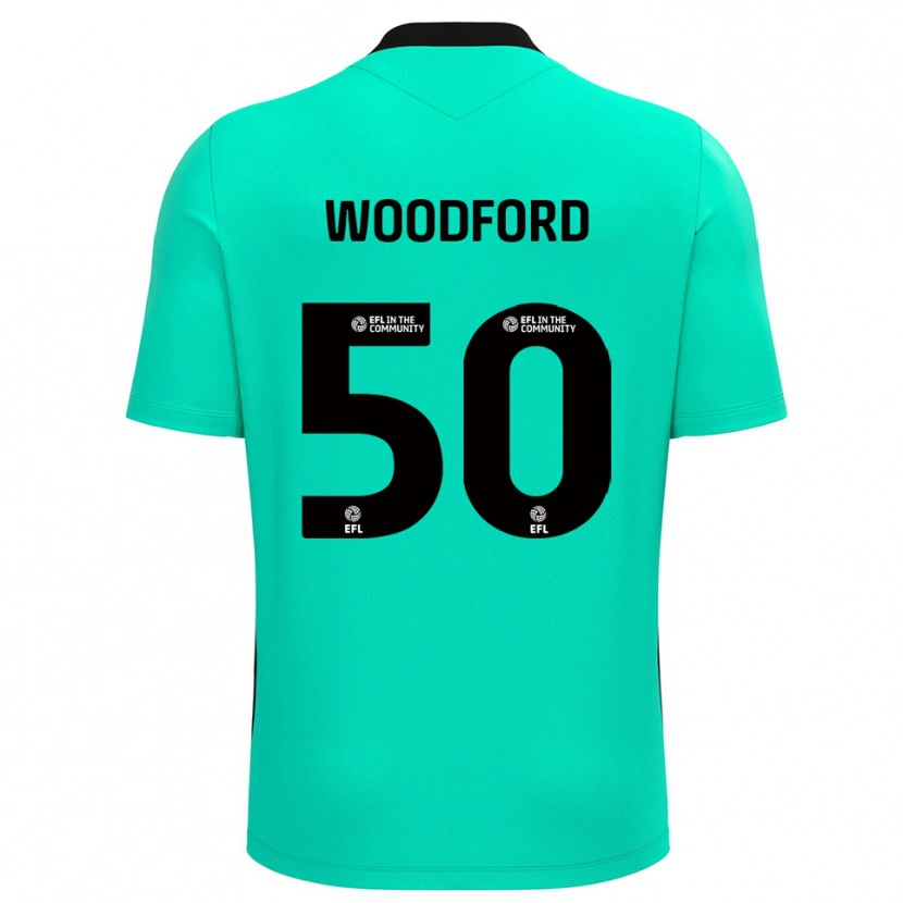 Danxen Kinder Max Woodford #50 Trikot Türkis Torwarttrikot 2025/26 Österreich