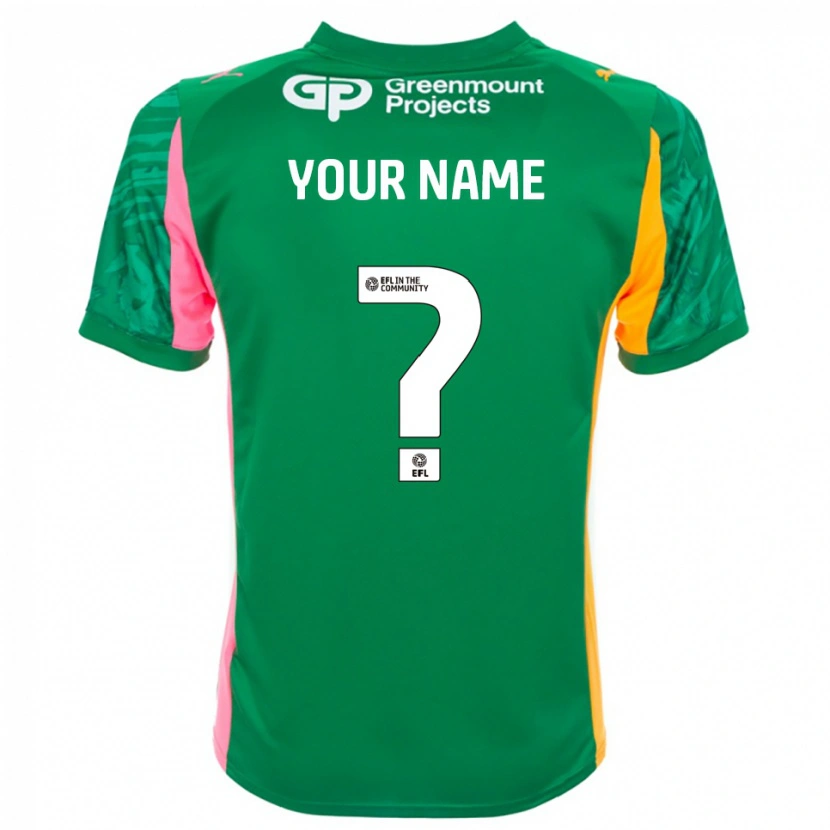 Danxen Kinder Wigan Athletic Trikot Grün Rosa Orange Torwarttrikot 2025/26 Österreich