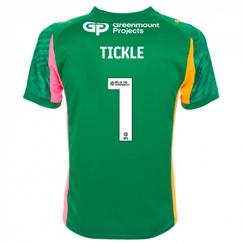 Danxen Kinder Sam Tickle #1 Trikot Grün Rosa Orange Torwarttrikot 2025/26 Österreich