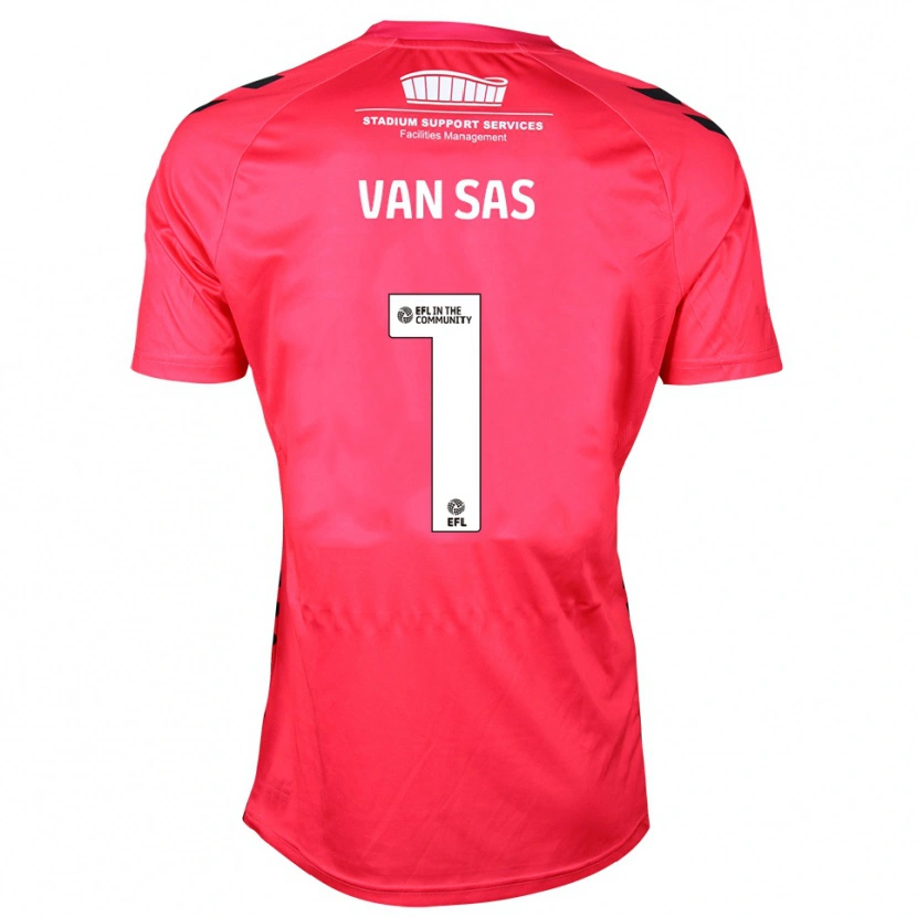 Danxen Kinder Mikki van Sas #1 Trikot Rot Weiß Torwarttrikot 2025/26 Österreich