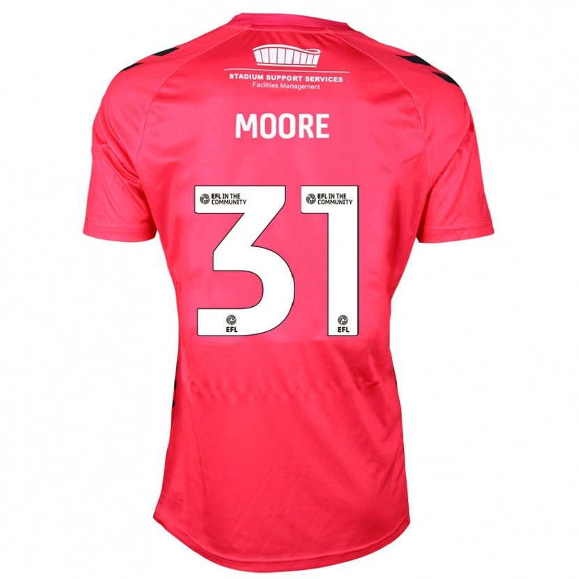 Danxen Kinder Stuart Moore #31 Trikot Rot Weiß Torwarttrikot 2025/26 Österreich