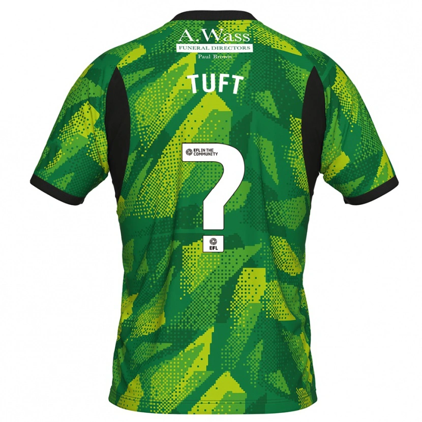 Danxen Kinder Jacob Tuft #0 Trikot Grün Schwarz Torwarttrikot 2025/26 Österreich