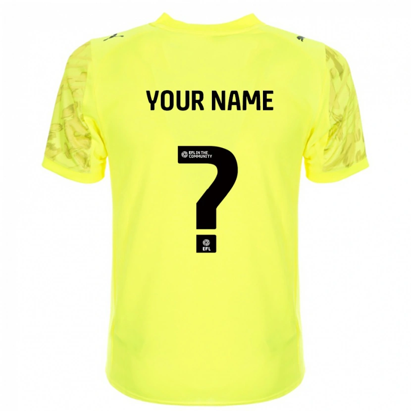 Danxen Kinder Fleetwood Town Trikot Gelb Schwarz Torwarttrikot 2025/26 Österreich