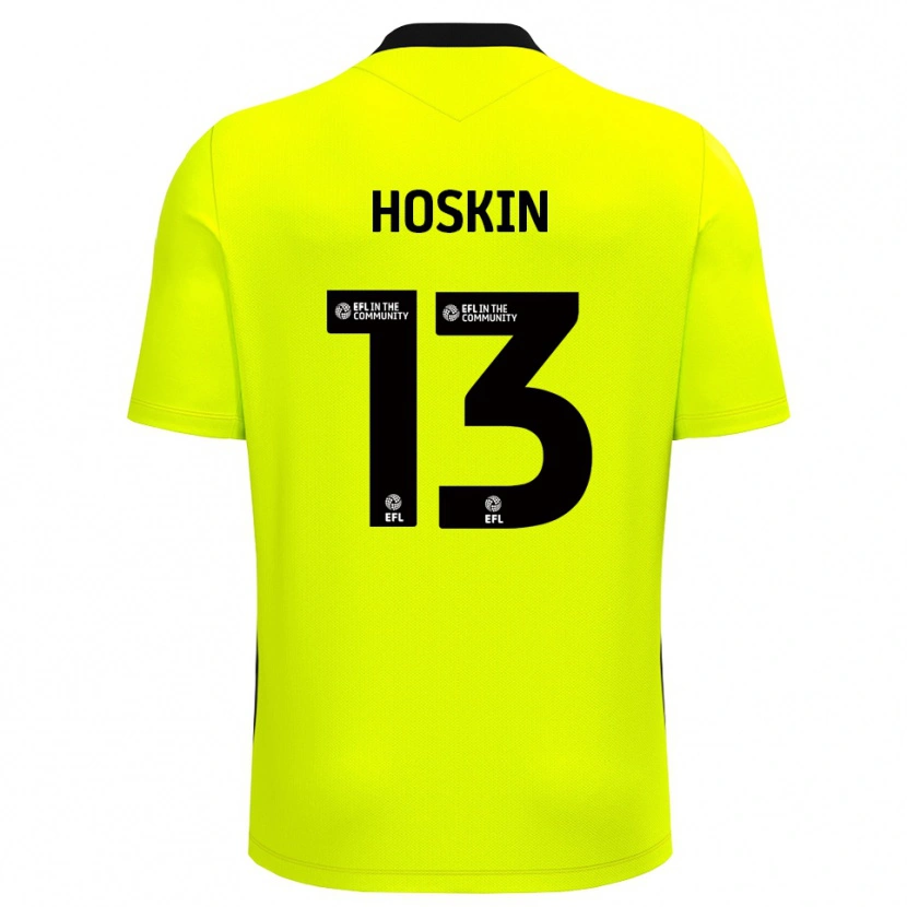 Danxen Kinder Owen Hoskin #13 Trikot Gelb Schwarz Torwarttrikot 2025/26 Österreich