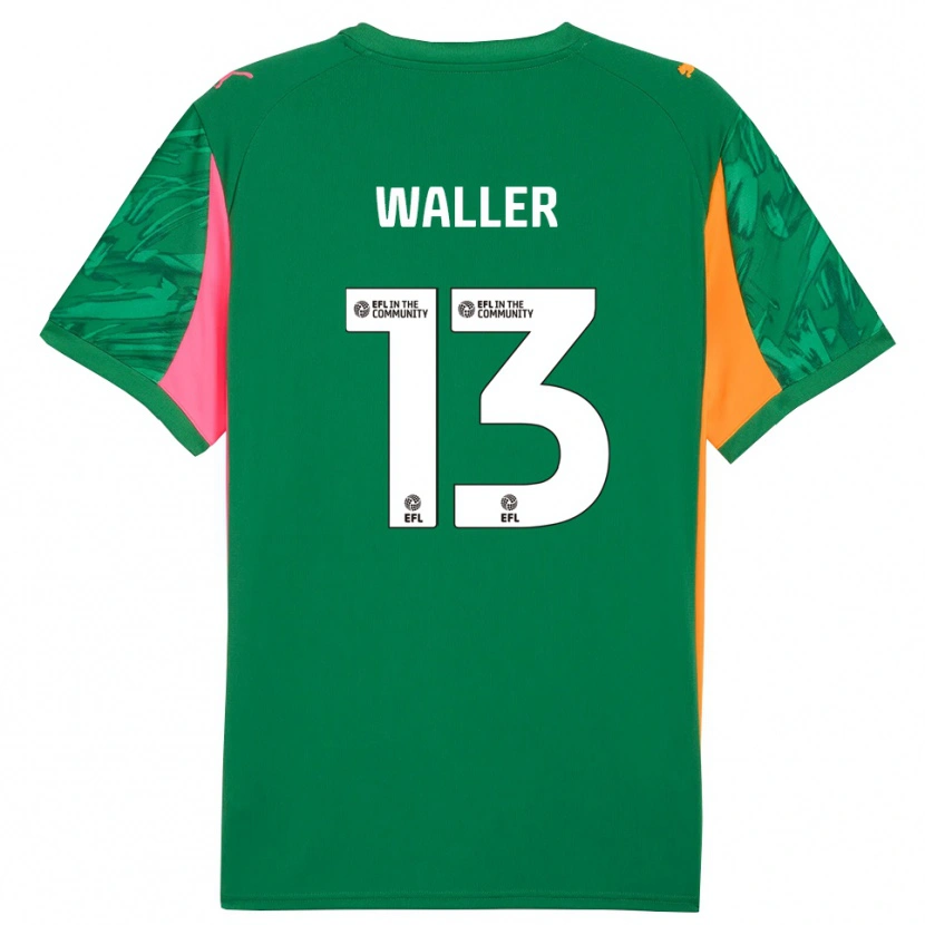 Danxen Kinder Sam Waller #13 Trikot Grün Rosa Orange Torwarttrikot 2025/26 Österreich