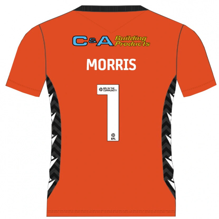 Danxen Kinder Glenn Morris #1 Trikot Orange Schwarz Torwarttrikot 2025/26 Österreich