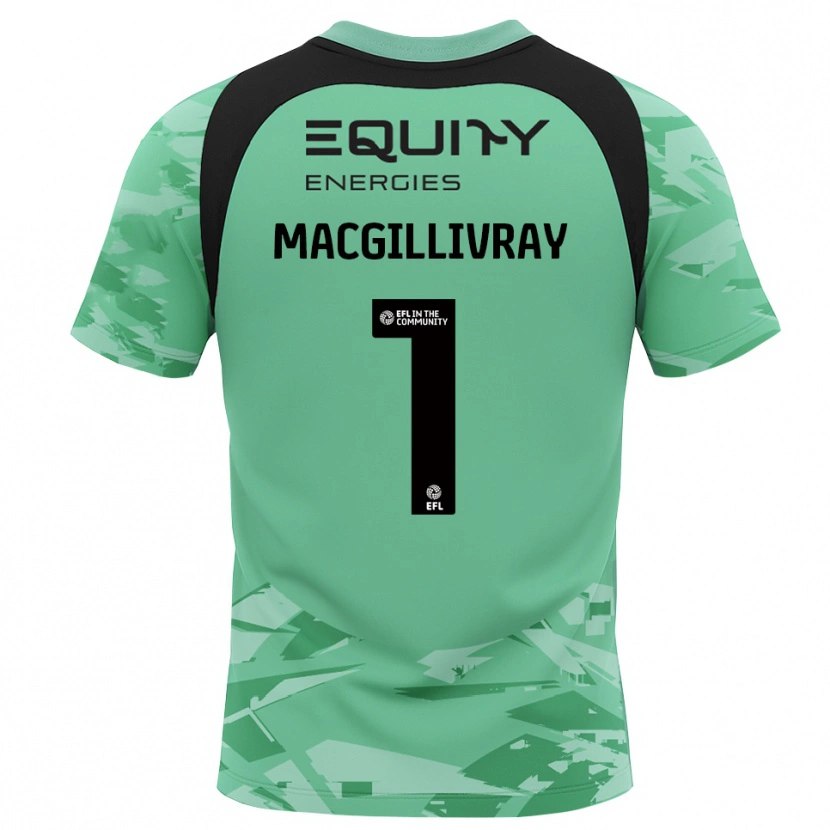 Danxen Kinder Craig MacGillivray #1 Trikot Hellgrün Glack Torwarttrikot 2025/26 Österreich