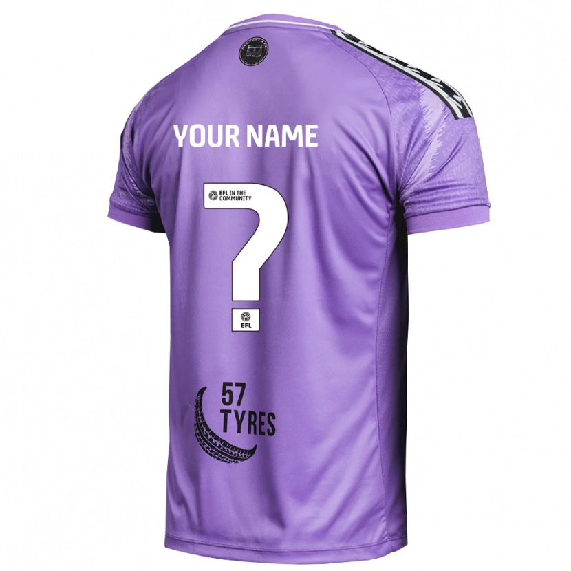 Danxen Kinder Newport County Trikot Hellviolett Torwarttrikot 2025/26 Österreich