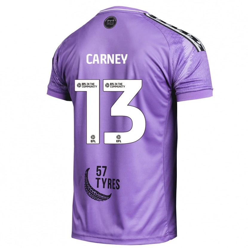 Danxen Kinder Jacob Carney #13 Trikot Hellviolett Torwarttrikot 2025/26 Österreich